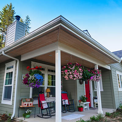 Binkerd home built by Sandpoint Builders inc., a custom luxury home builder in North Idaho.