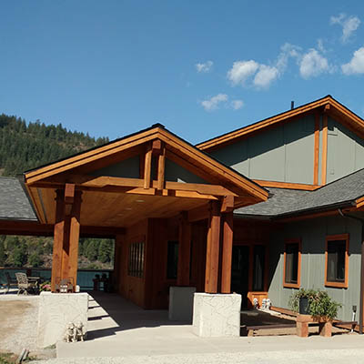 Blaskco home by Sandpoint Builders inc., a custom luxury home builder in North Idaho.