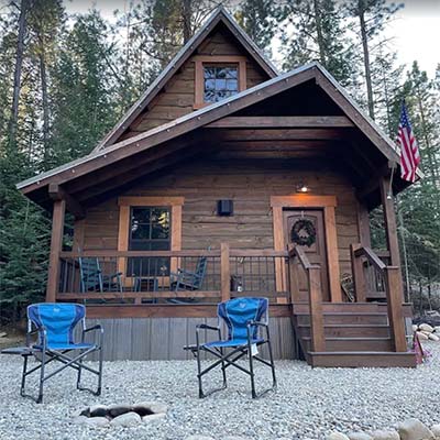 Cabin in the Meadow by Sandpoint Builders inc., a custom luxury home builder in North Idaho.