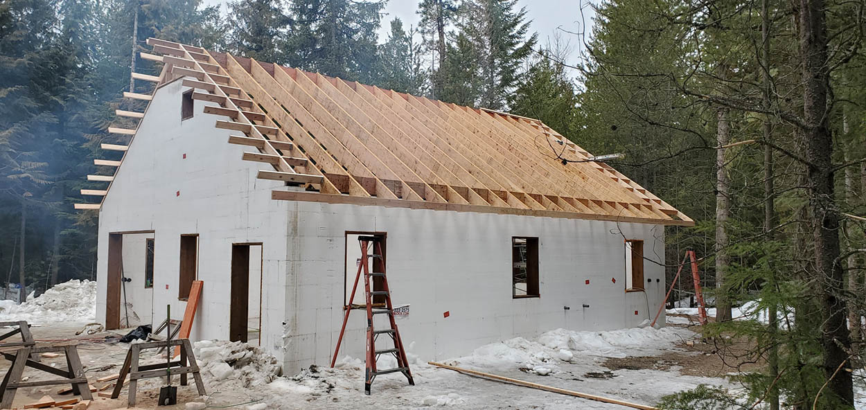 Custom luxury home studio built by Sandpoint Builders in North Idaho